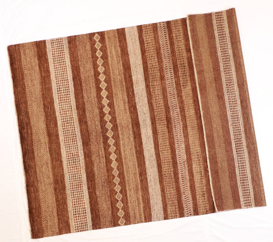 7x10 - Modern Fine/Wool All Over Rectangle - Hand Knotted Rug