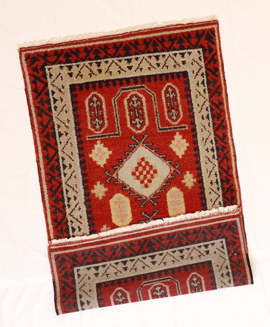 3x5 - Heriz Fine Geometric Rectangle - Hand Knotted Rug