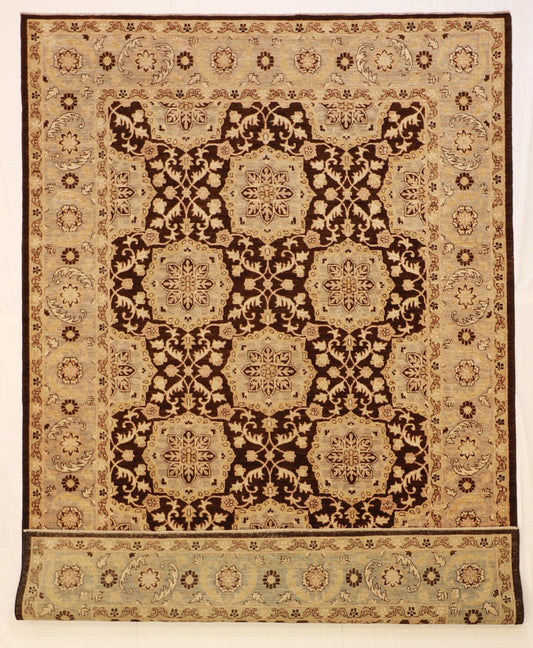6x9 - Sarouk Fine/Wool All Over Rectangle - Hand Knotted Rug — 57436