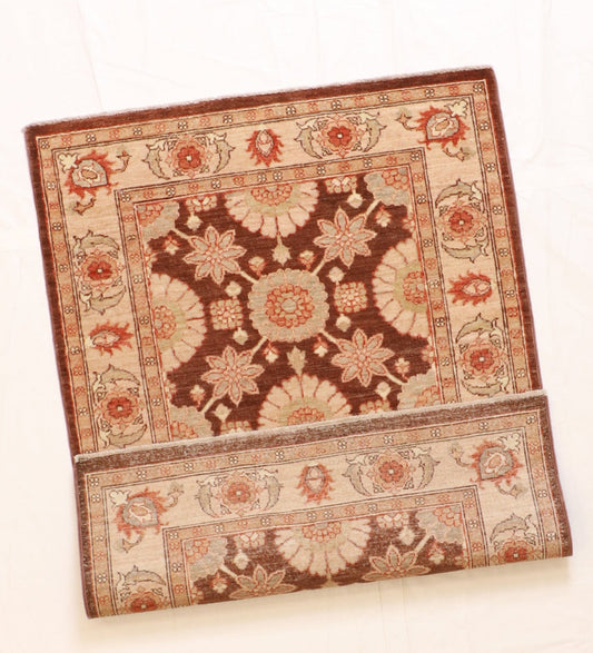3x5 - Isfahan Fine/Wool Floral Rectangle - Hand Knotted Rug