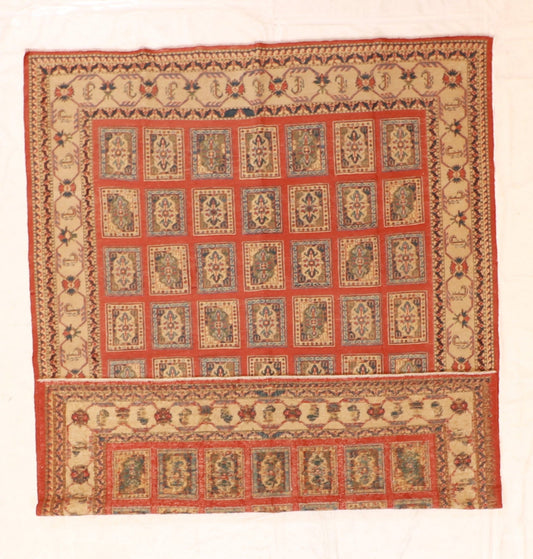 6x9 - Shirvan Wool Geometric Rectangle - Hand Knotted Rug