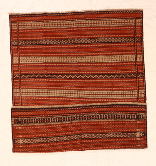 5x7 - Malayer Wool Geometric Rectangle - Hand Knotted Rug