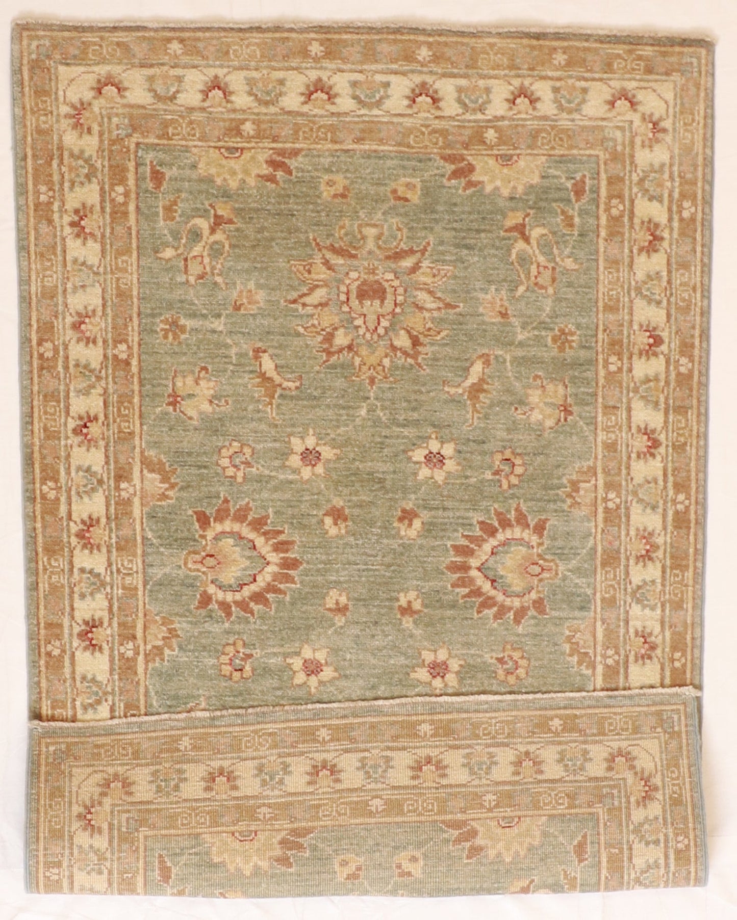 3x5 - Qum Fine/Wool All Over Rectangle - Hand Knotted Rug