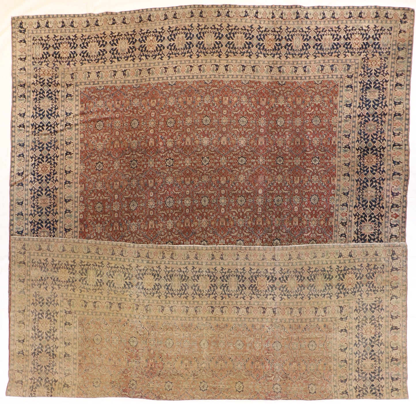 10 x 14 - Frahan Fine/Wool All Over Rectangle - Hand Knotted Rug