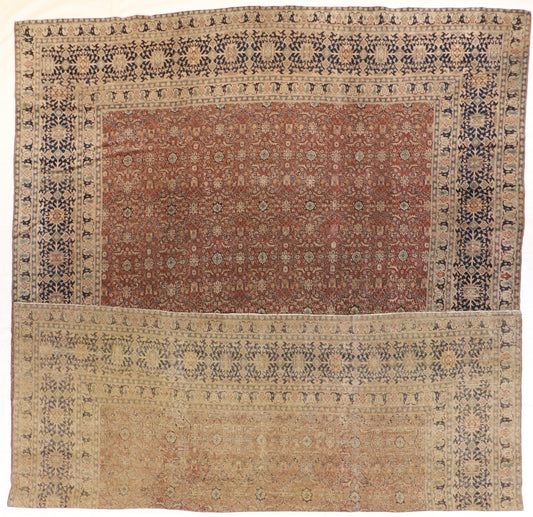 10 x 14 - Frahan Fine/Wool All Over Rectangle - Hand Knotted Rug — 57652