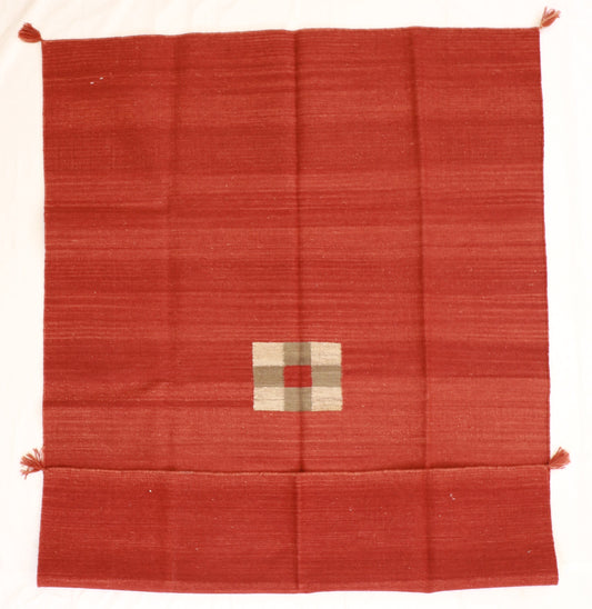 5x7 - Navajo Fine Wool All Over Rectangle - Hand Knotted Rug — 57689