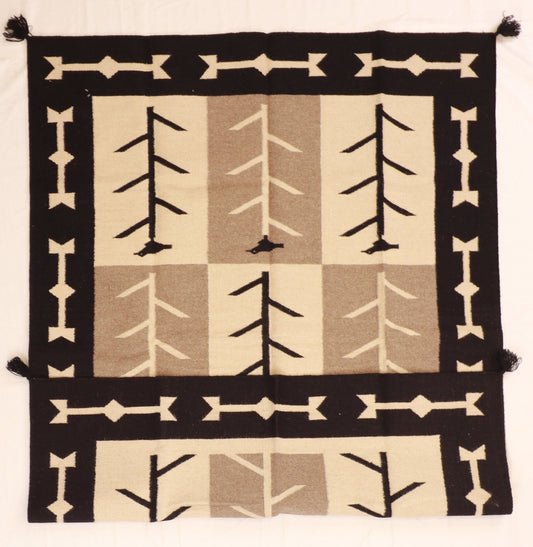 5.2x6.11 - Navajo Fine Wool All Over Rectangle - Hand Knotted Rug β 57694