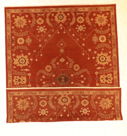 9x12 - Heriz Wool All Over Rectangle - Hand Knotted Rug