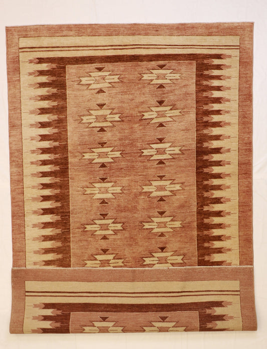 5x7 - Mountain Modern Fine All Over Rectangle - Hand Knotted Rug — 58019