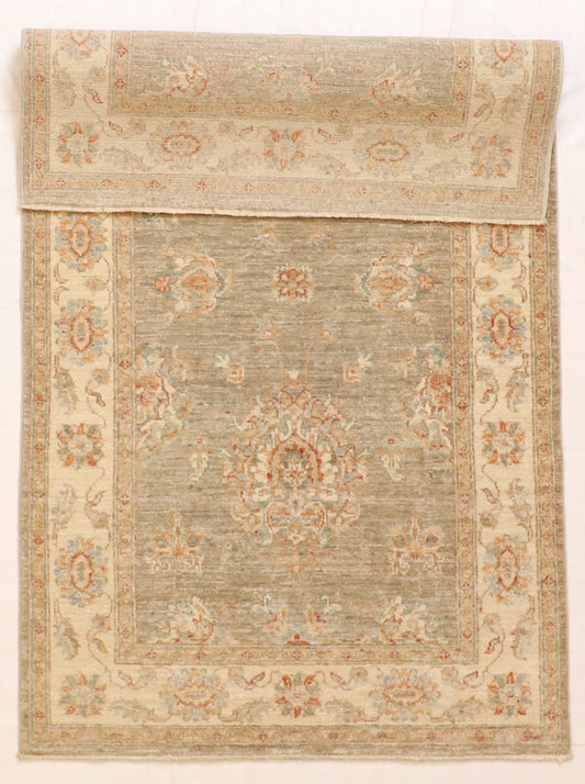 3x5 - Mashad Fine/Wool All Over Rectangle - Hand Knotted Rug — 58088