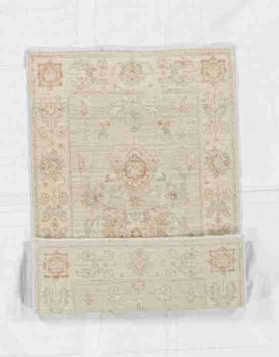 W 1.9 - L 3 - Qum Fine All Over Rectangle - Finest Hand-Knotted Quality Wool - 58108