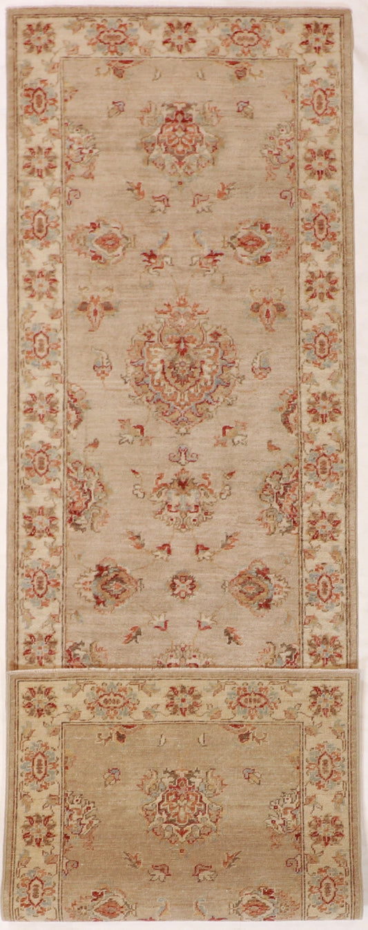 Runner - Ahar Fine All Over Rectangle - Hand Knotted Rug — 58184