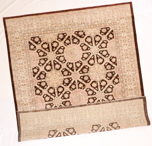 8x10 - Haj Jallie Wool All Over Rectangle - Hand Knotted Rug