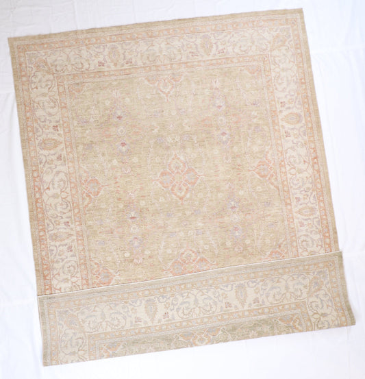 9x12 - Tabriz Fine/Wool All Over Rectangle - Hand Knotted Rug