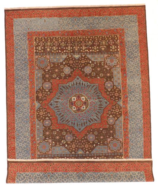 9x14 - Heriz Fine/Wool Geometric Rectangle - Hand Knotted Rug