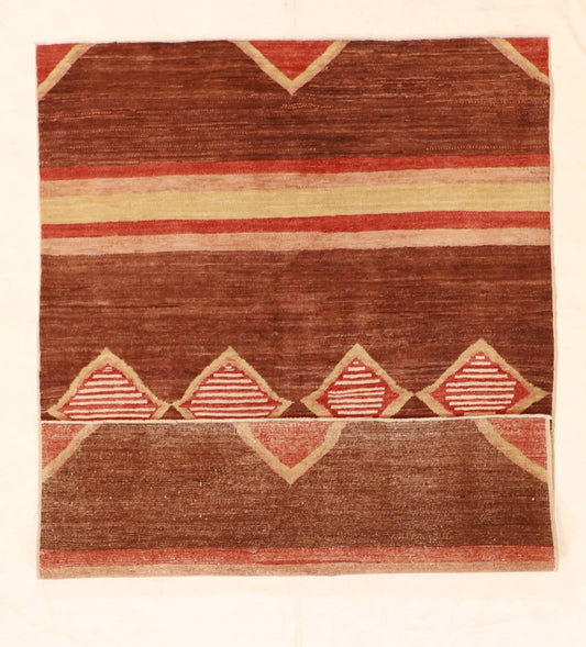 4x6 - Navajo Fine/Wool Geometric Rectangle - Hand Knotted Rug