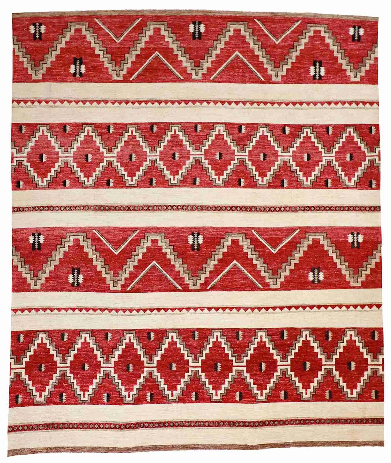 8x10 - Mountain Modern Wool All Over Rectangle - Hand Knotted Rug