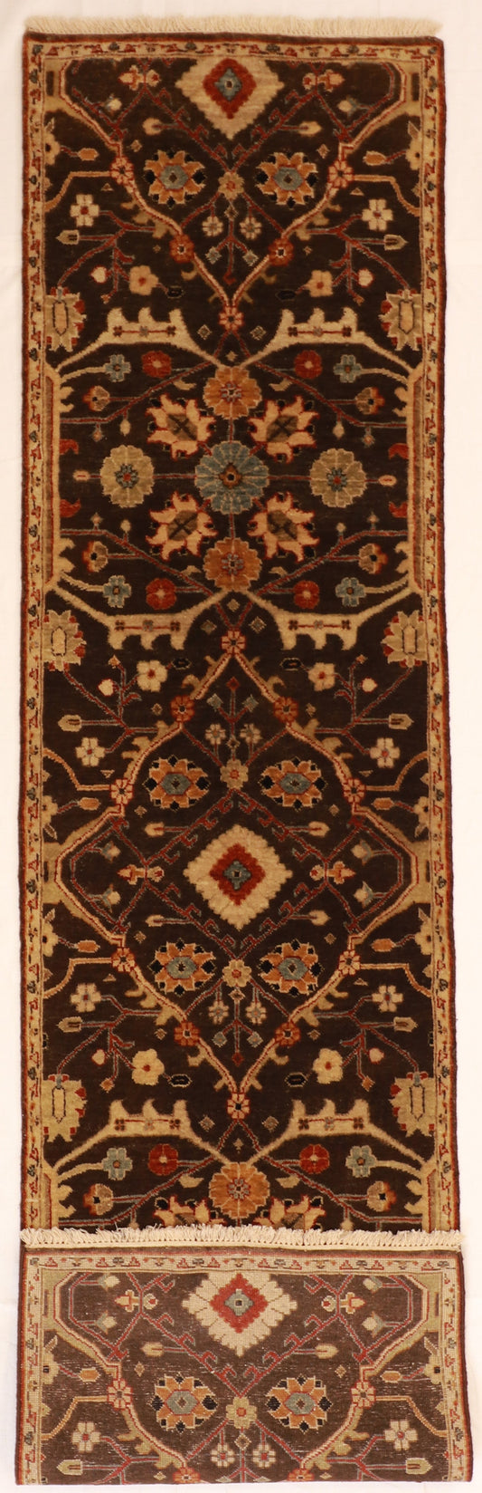 Runner - Mahal Fine All Over Rectangle - Hand Knotted Rug β 58911