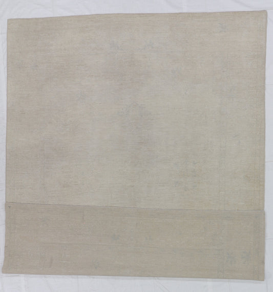 W 8.5 L 10.10 Sarab 100% Wool Hand-Woven Geometric Design - 58963