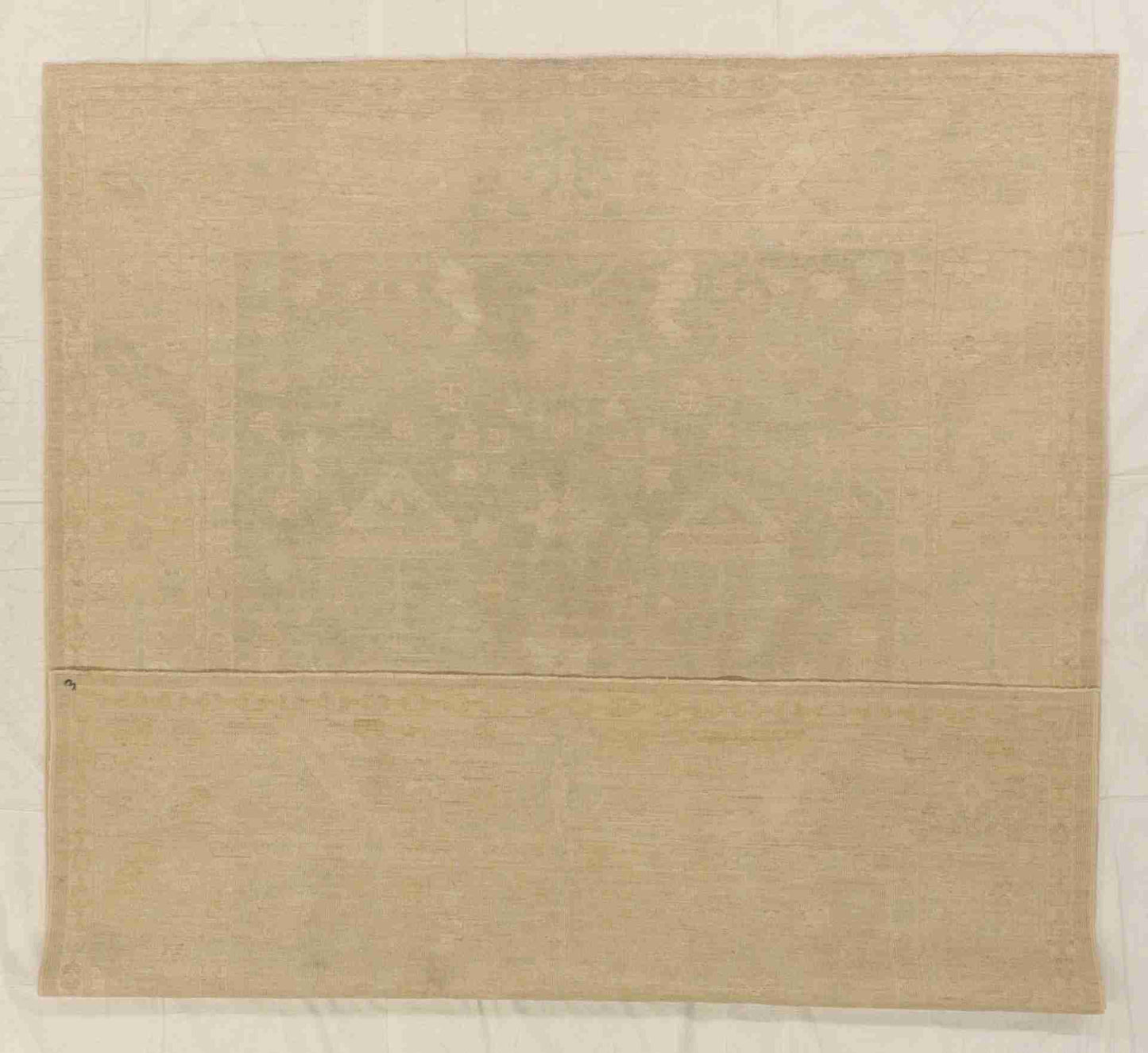 W 8.2 - L 10 - Mahal Wool Transitional Rectangle - Finest Hand-Knotted Quality Wool - 59490