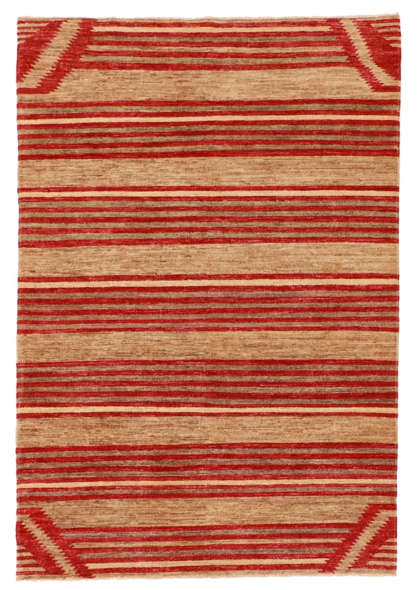 4x6 - Navajo Fine Wool All Over Rectangle - Hand Knotted Rug