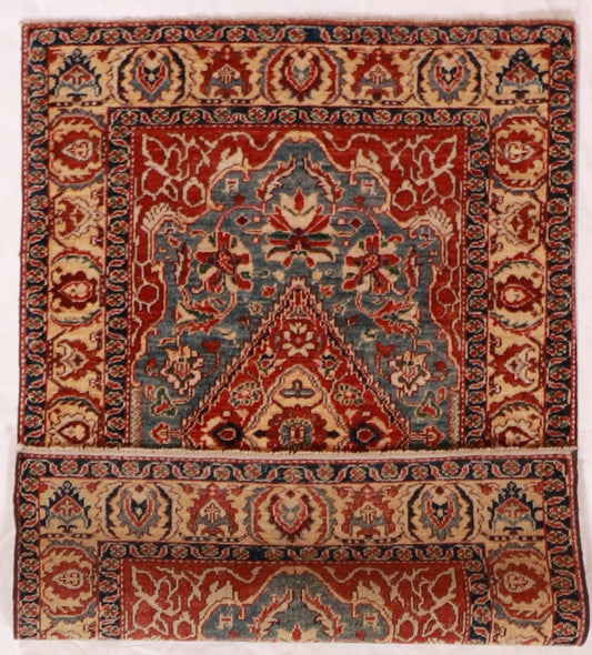3x5 - Serapie Wool Geometric Rectangle - Hand Knotted Rug