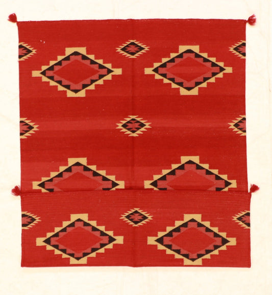 4x6 - Navajo Fine/Wool Geometric Rectangle - Hand Knotted Rug