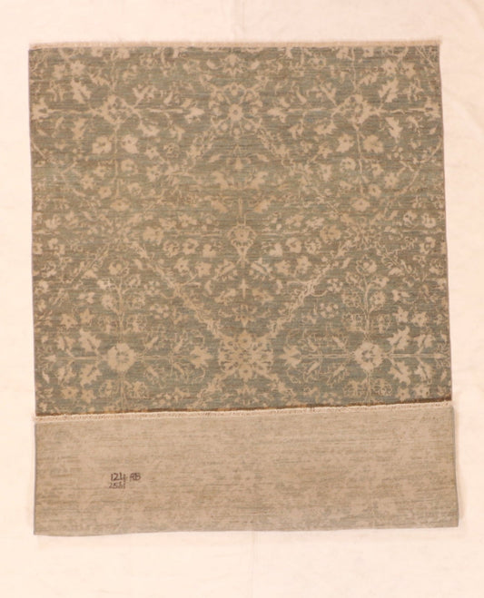 4x6 - Mahal Silk/Wool All Over Rectangle - Hand Knotted Rug