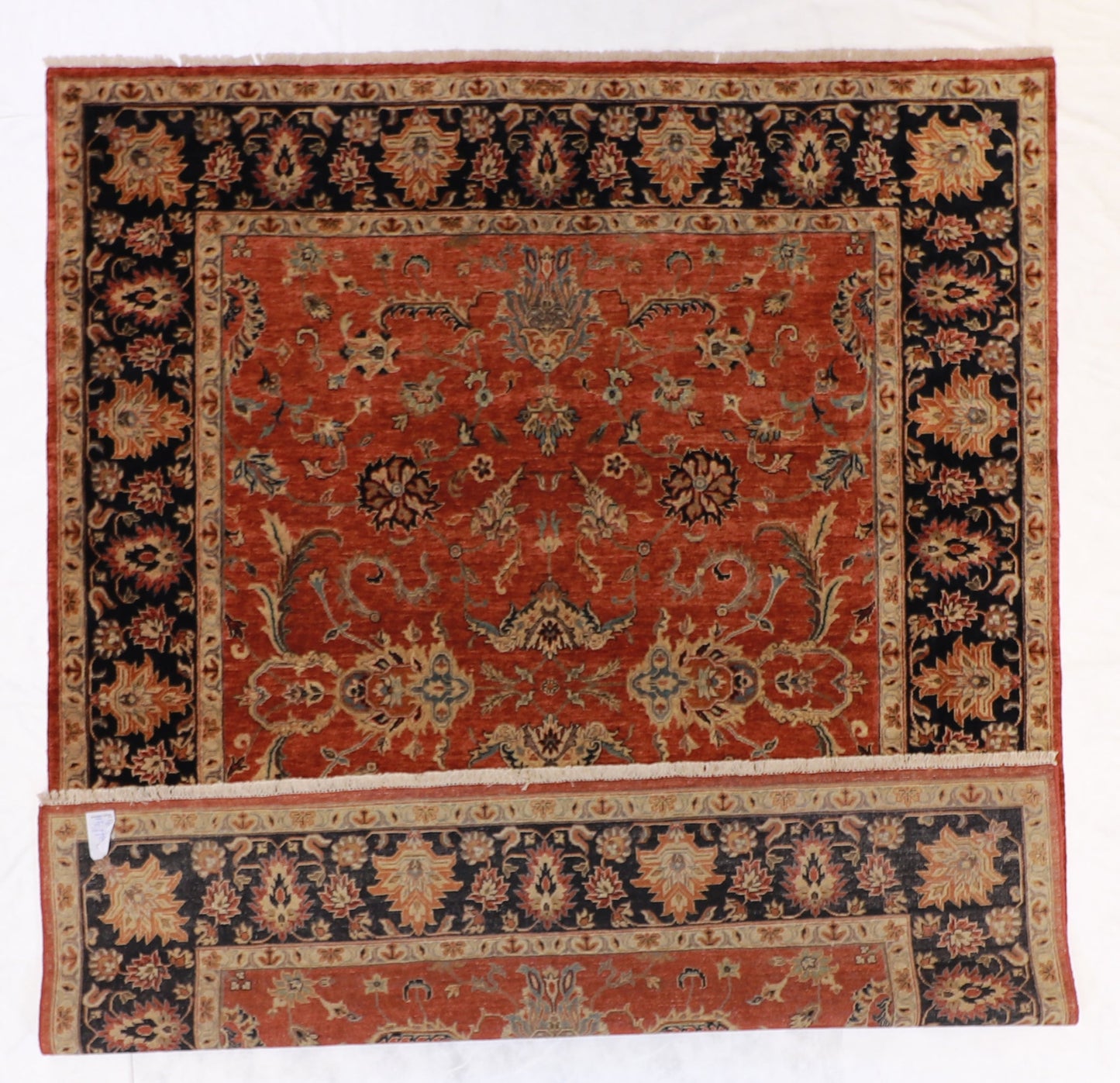 8x10 - Sultan Abad Wool Floral Rectangle - Hand Knotted Rug