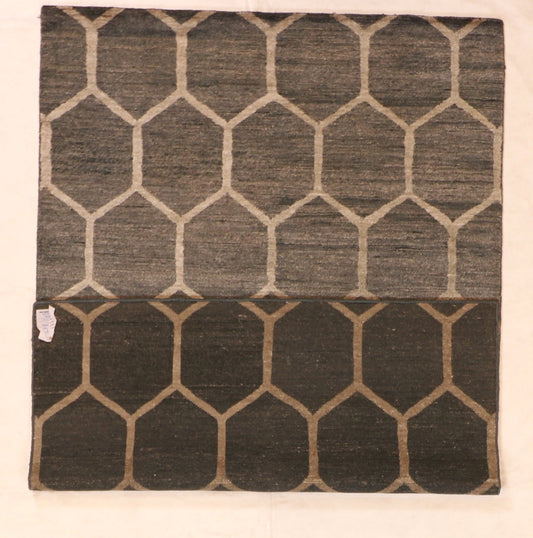 4x6 - Modern Silk All Over Rectangle - Hand Knotted Rug