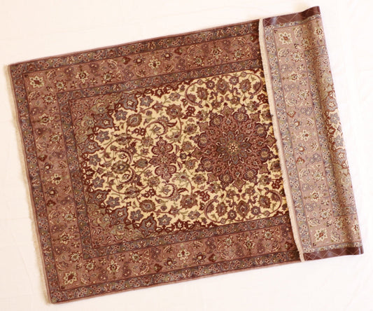 4x6 - Isfahan Wool All Over Rectangle - Hand Knotted Rug