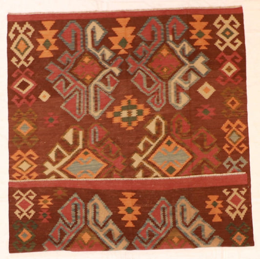 5x7 - Kilim Fine/Wool All Over Rectangle - Hand Knotted Rug