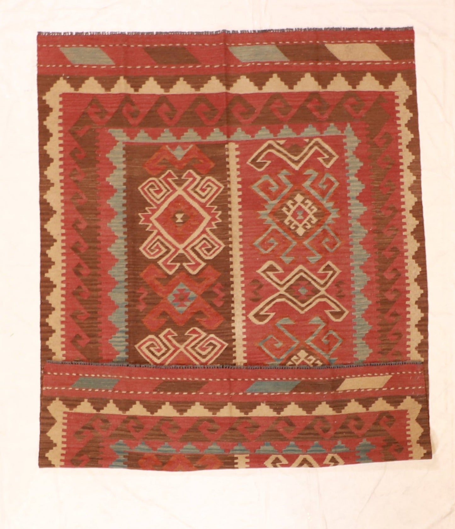 6x9 - Modern Fine/Wool Geometric Rectangle - Hand Knotted Rug