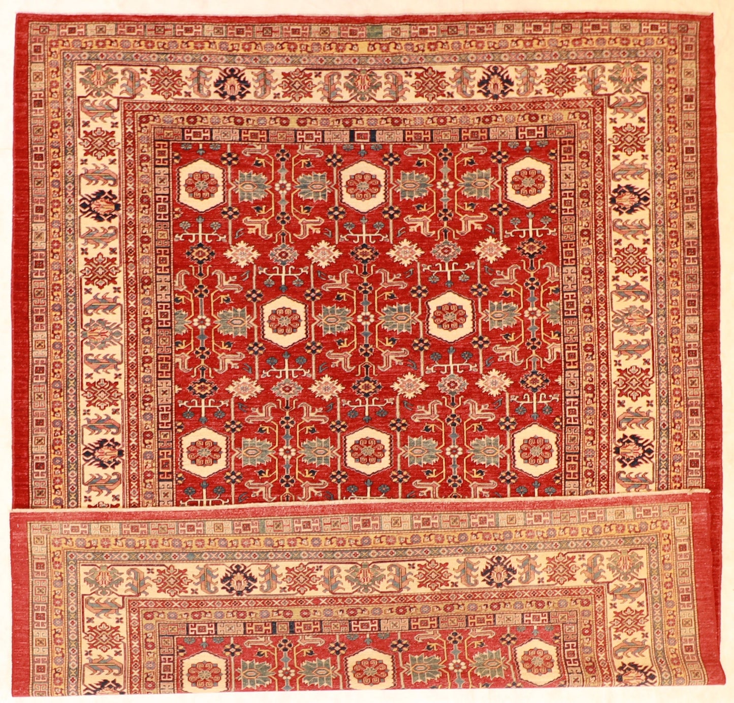 9x12 - Mahal Wool Traditional Rectangle - Hand Knotted Rug