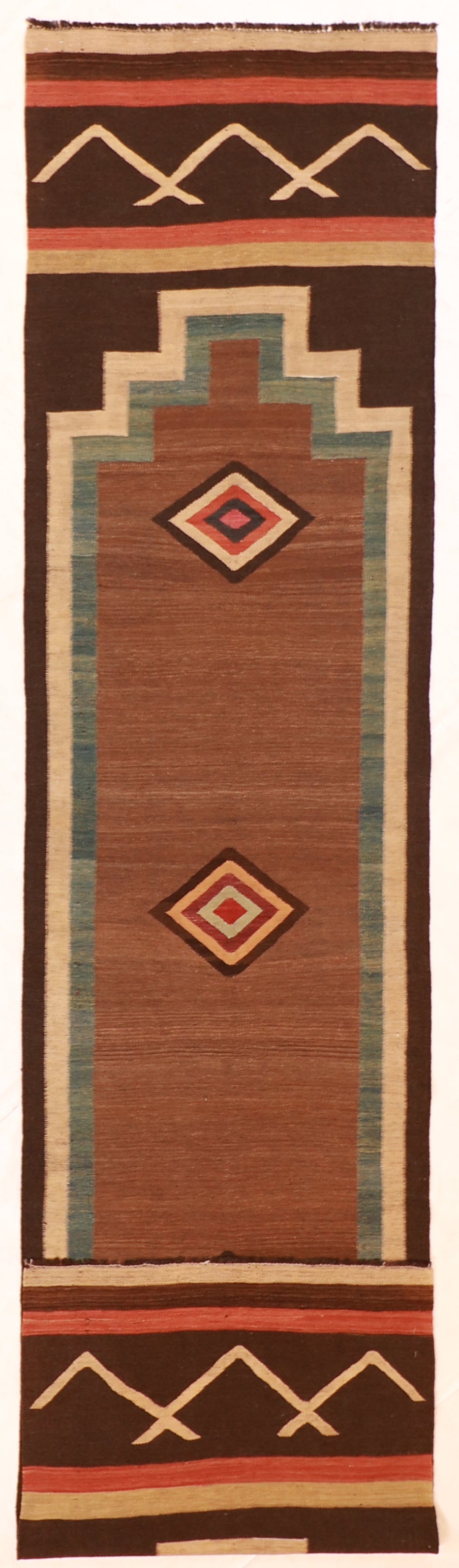 Runner - Kilim Fine/Wool All Over Rectangle - Hand Knotted Rug — 60354