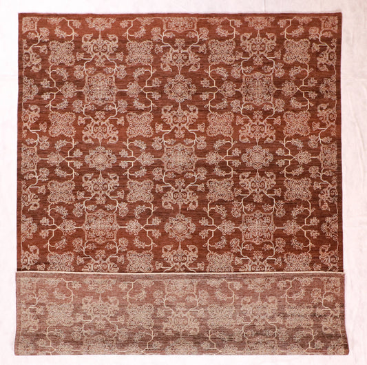 9x12 - Frahan Fine/Wool All Over Rectangle - Hand Knotted Rug — 60378