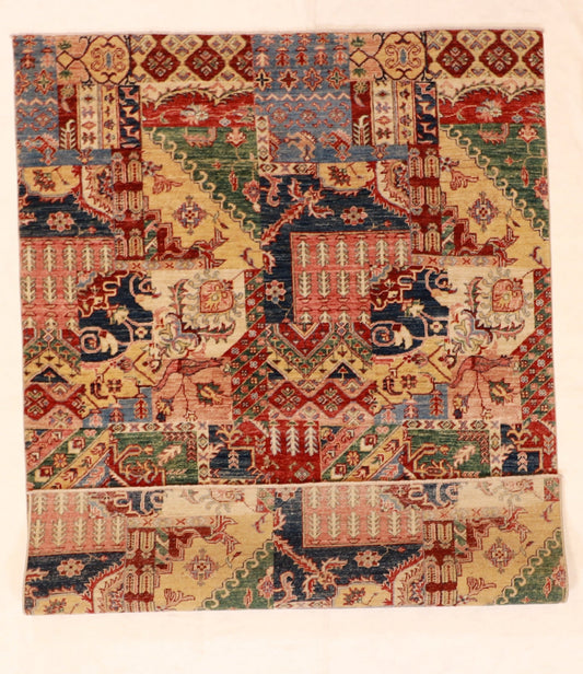 5x7 - Bakhtiarie Fine All Over Rectangle - Hand Knotted Rug