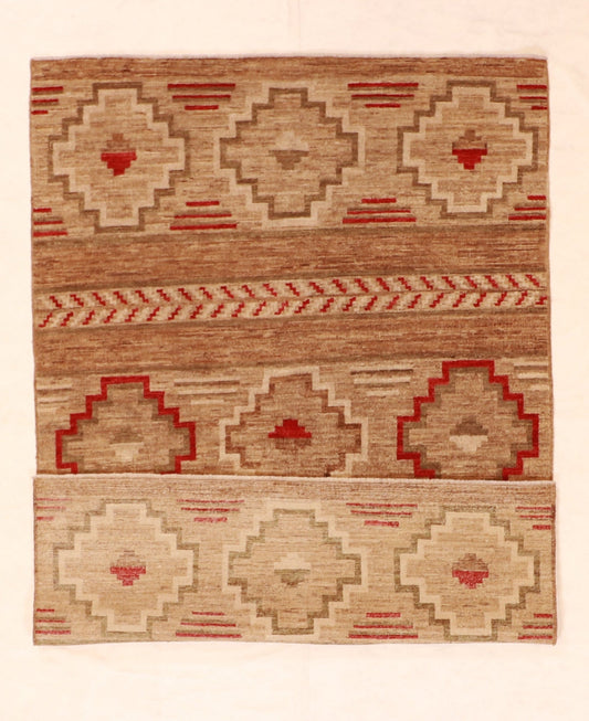 4x6 - Mountain Modern Fine All Over Rectangle - Hand Knotted Rug