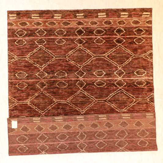 8x10 - Modern Fine All Over Rectangle - Hand Knotted Rug