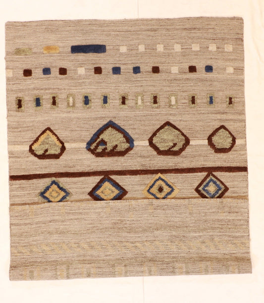 5x7 - Moroccan Fine/Wool All Over Rectangle - Hand Knotted Rug