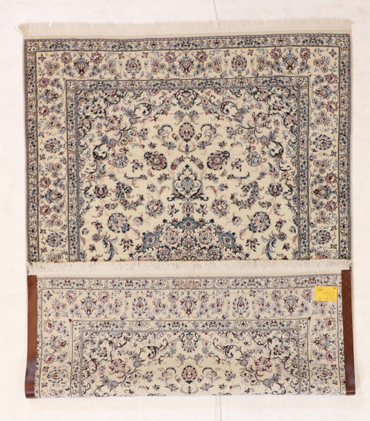 4x6 - Naine Fine/Wool/Silk All Over Rectangle - Hand Knotted Rug