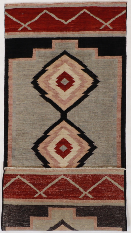 2 x 3 - Bokhara Fine/Wool All Over Rectangle - Hand Knotted Rug — 61260
