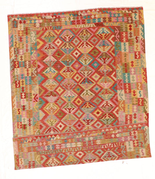 9x12 - Kilim Fine/Wool All Over Rectangle - Hand Knotted Rug
