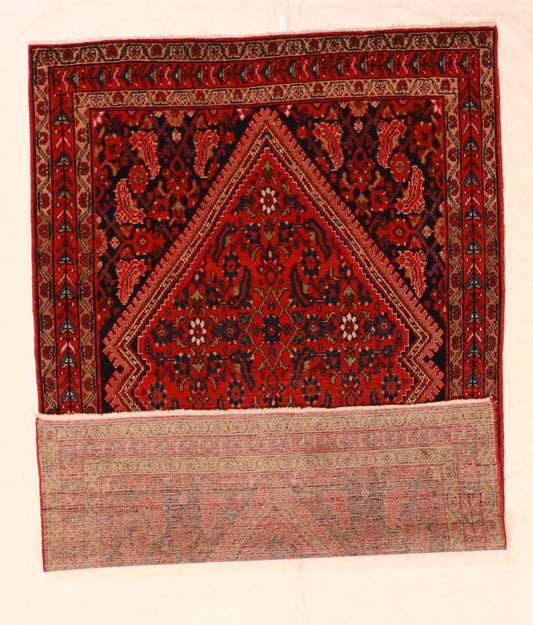 5x7 - Hamadan Fine/Wool Geometric Rectangle - Hand Knotted Rug