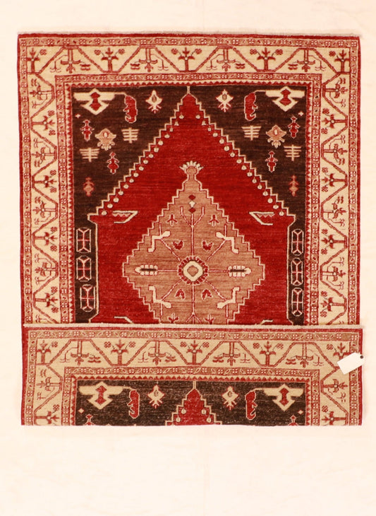 4x6 - Heriz Fine/Wool All Over Rectangle - Hand Knotted Rug