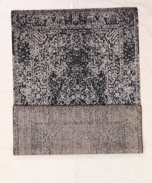 4x6 - Modern Silk/Wool All Over Rectangle - Hand Knotted Rug