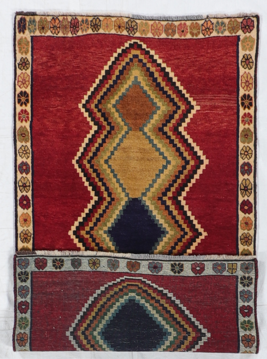 4x6 - Gabbeh Fine/Wool All Over Rectangle - Hand Knotted Rug