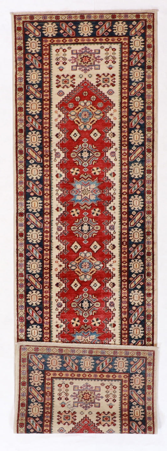 Runner - Heriz Fine All Over Rectangle - Hand Knotted Rug — 61916
