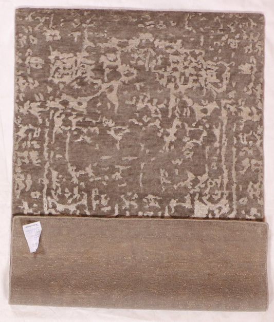 3x5 - Modern Silk Wool All Over Rectangle - Hand Knotted Rug