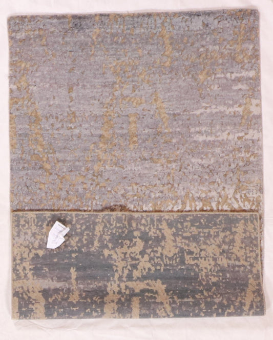 3x5 - Modern Fine/Silk/Wool All Over Rectangle - Hand Knotted Rug